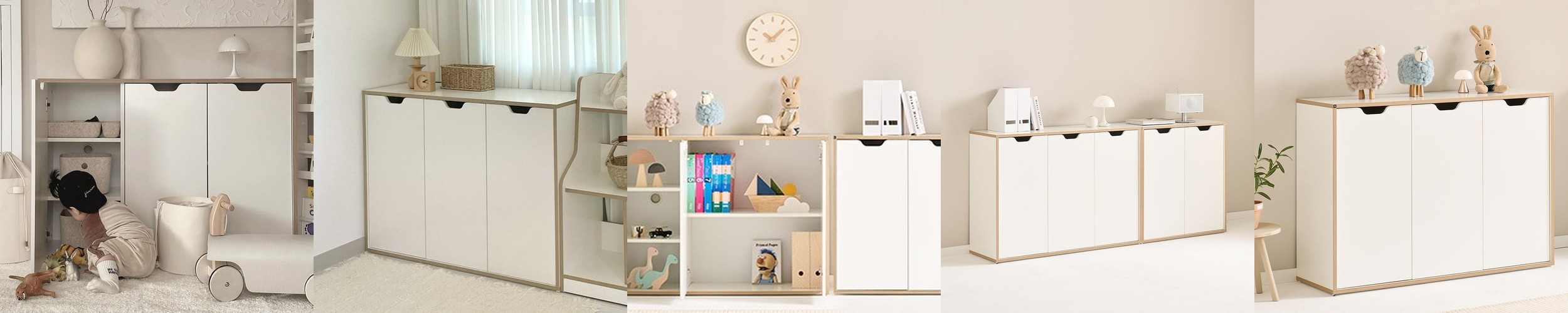 평상형 LED 루이스 수납 침대 프레임 Q