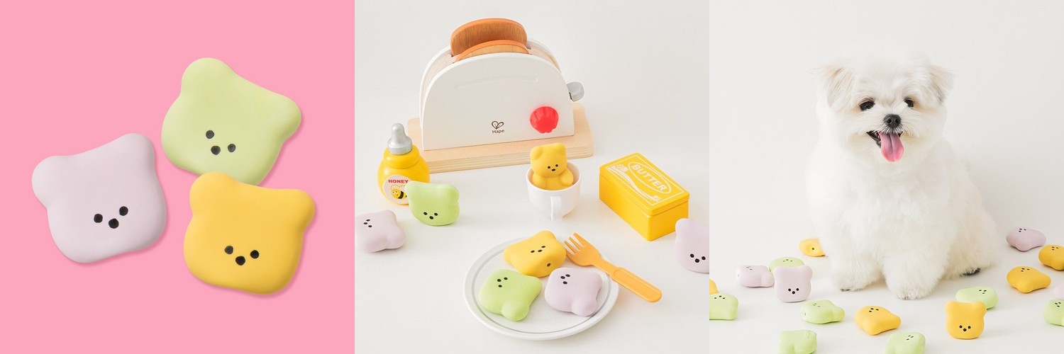 바잇미 바스락 비닐즈 포켓 장난감 (바스락/터그)