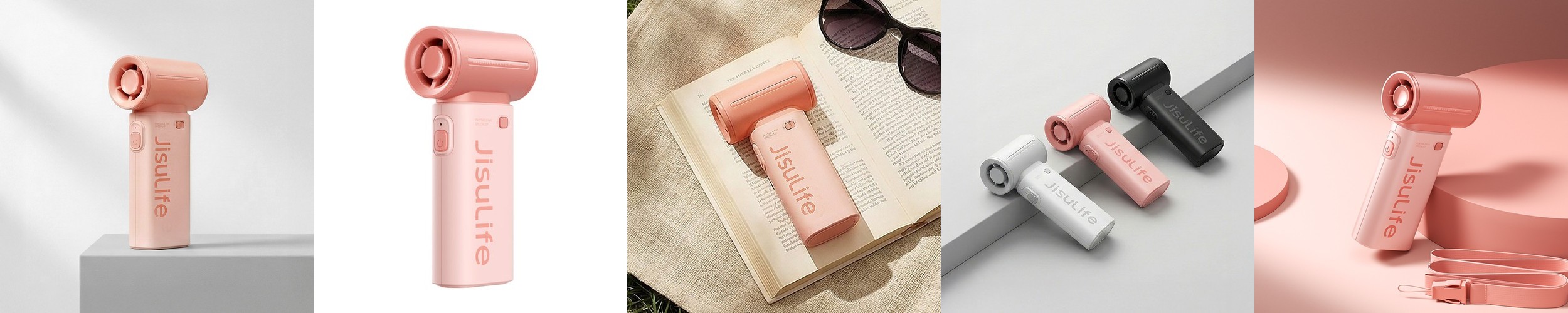 지수라이프 휴대용 선풍기 캠핑 손 미니 무선 선풍기 손풍기 Pro1S 다크 그레이