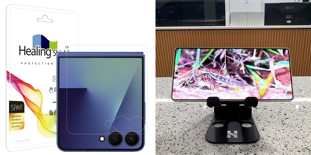 빅쏘 3DS 내부 외부 액정보호 필름 갤럭시Z 플립7, 2매입