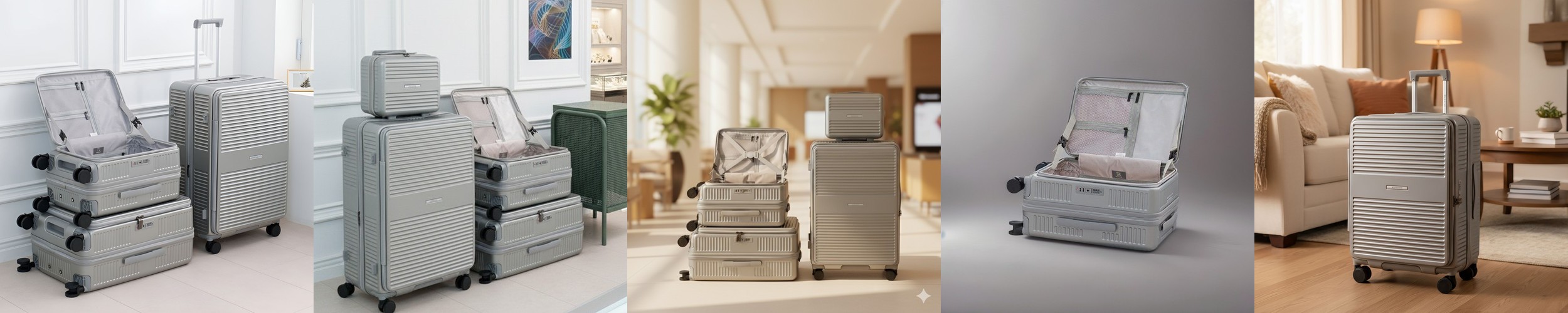 타임리스 메탈릭 54cm 기내용 65cm(24인치) 75cm(28인치) 수화물용 캐리어 확장형 교체형 바퀴