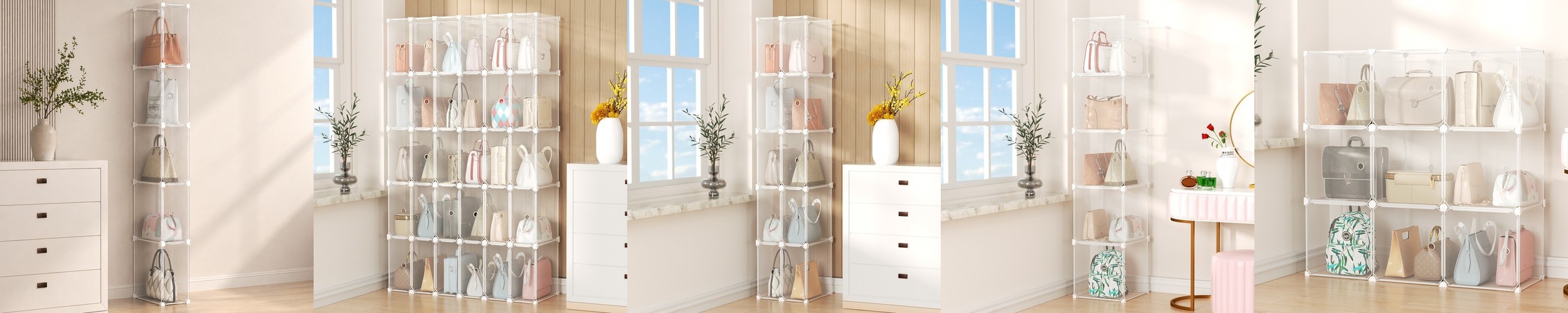 LED 명품 가방 보관함 정리함 투명 핸드백 쇼케이스 대형