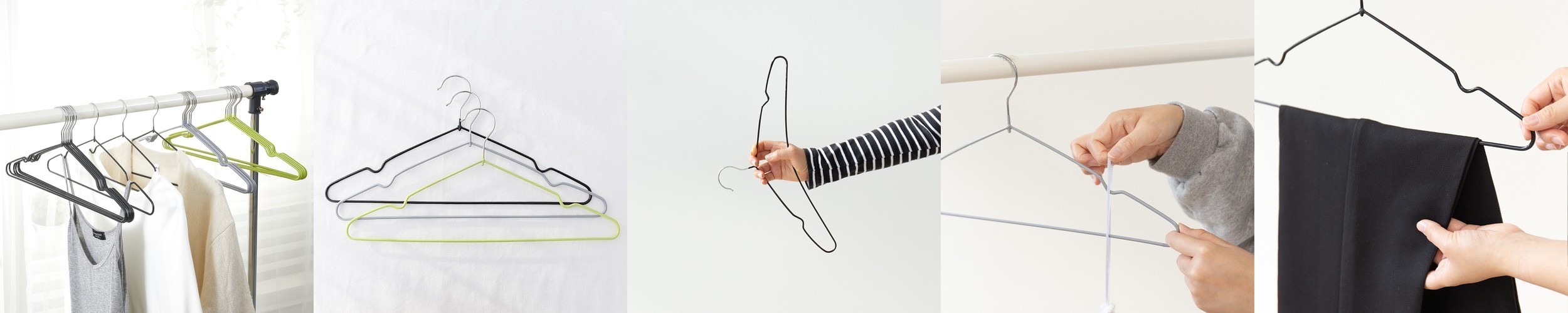 올지 라운드 논슬립옷걸이 어깨뿔방지 회전고리 10개