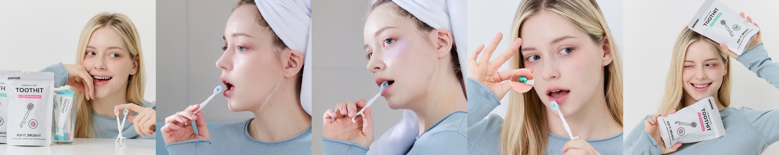 미소덴탈 치과칫솔 이중미세모 교정용 12개 벌크형 교정