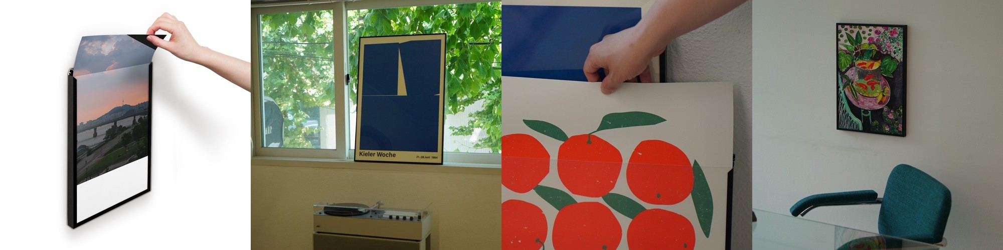 아크릴 원목 액자 웨딩 틀 프레임 우드 주문제작 뉴송프리미엄 오크 a3 사이즈