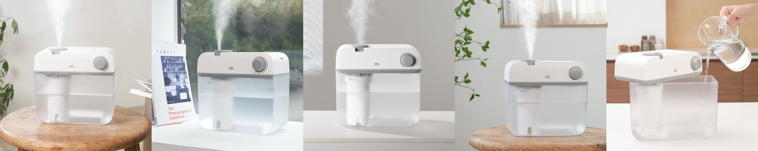 넥소버 초음파 가습기 간편 통세척 가정용 NXH-721