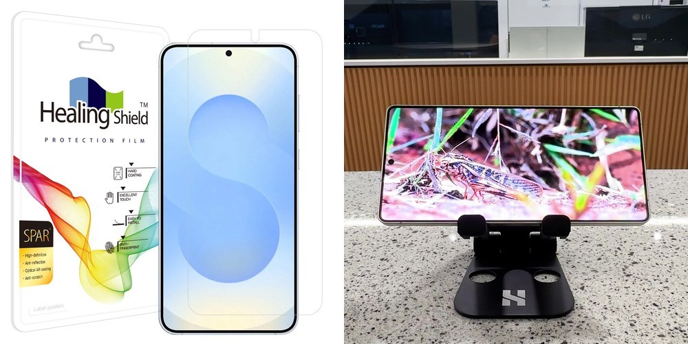 갤럭시워치7 강화유리 액정보호필름 글라스tR이지핏(부착 가이드툴 포함)