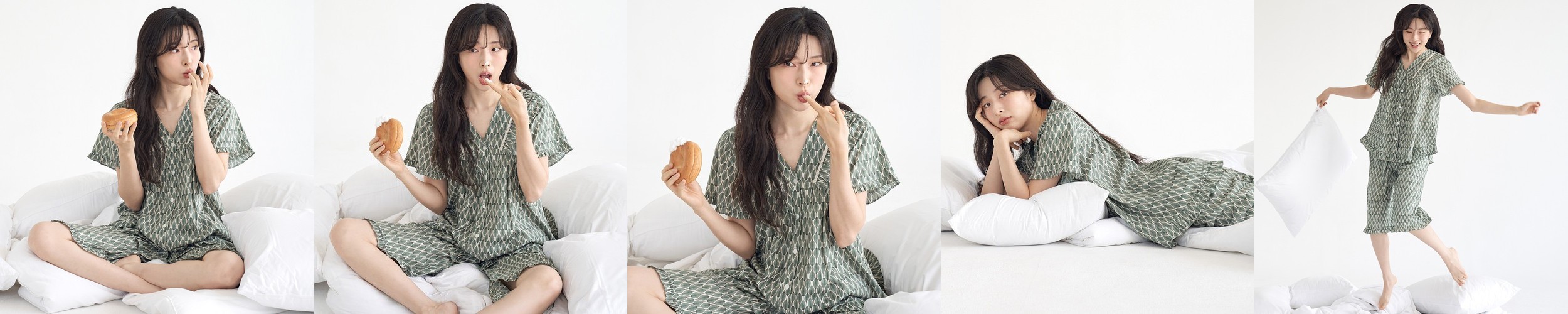 여름 치즈 디즈니 쿨링 반팔 커플잠옷 빅사이즈 냉장고 냉감 파자마