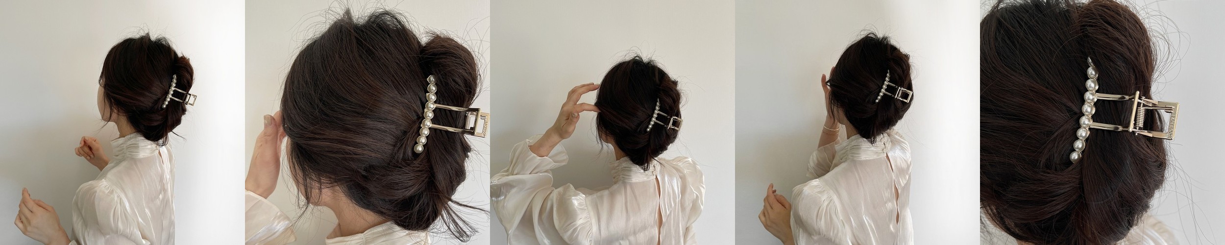 샐리 시스루 스탠다드 집게핀 2P 유아헤어핀