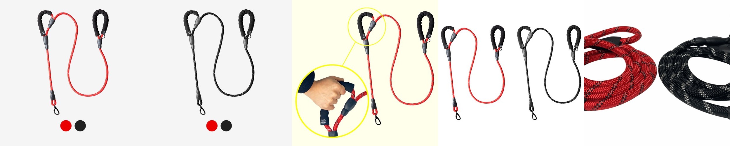 바유 강아지 리드줄 베이직 톤톤 1.5cm