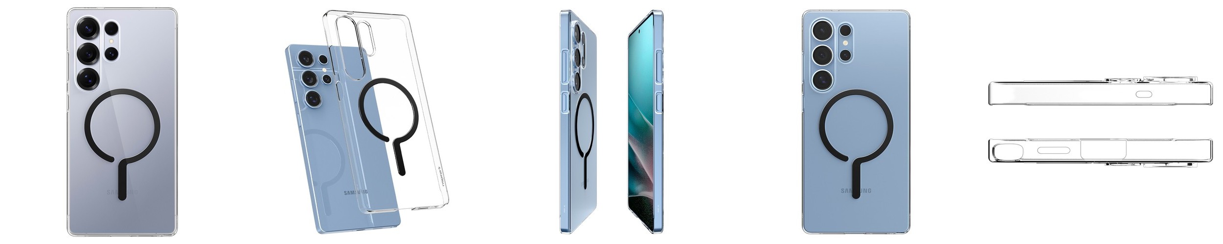 그리핑 아머엑스 맥세이프 슬림 범퍼 카본 케이스 블랙, 갤럭시S25 울트라