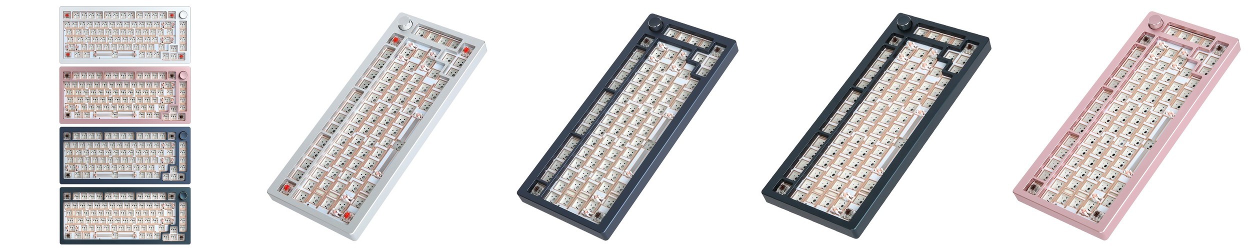 SPM PL108W 아라 풀배열 유무선 사무용 기계식키보드 블랙, 저소음 새벽축 택타일