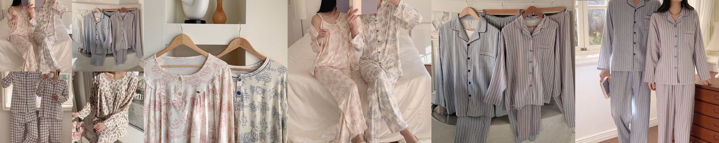 1+1 폭스클럽 잠옷 남성 여성 주니어 원피스 부드러운 냉감 심플 피치기모 잠옷 상하세트