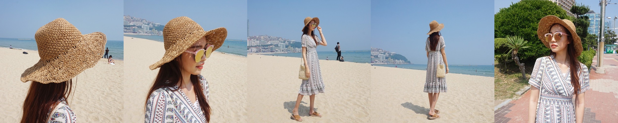 바스락 투웨이 목끈 벙거지모자 버킷햇 봄 여름 얇은 여성챙모자 5컬러