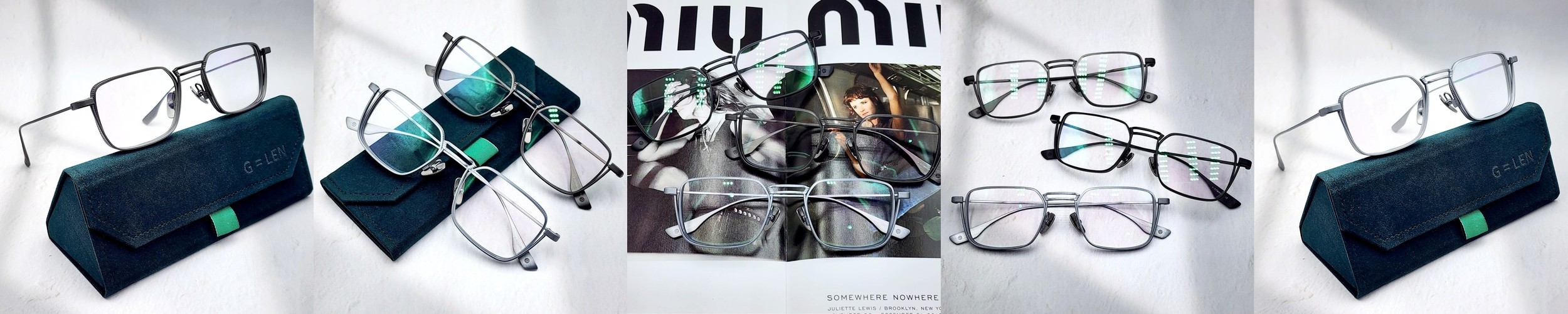 솔텍스 얇은뿔테안경 투명테 크라운판토 블루라이트차단안경 가벼운안경테 변색렌즈