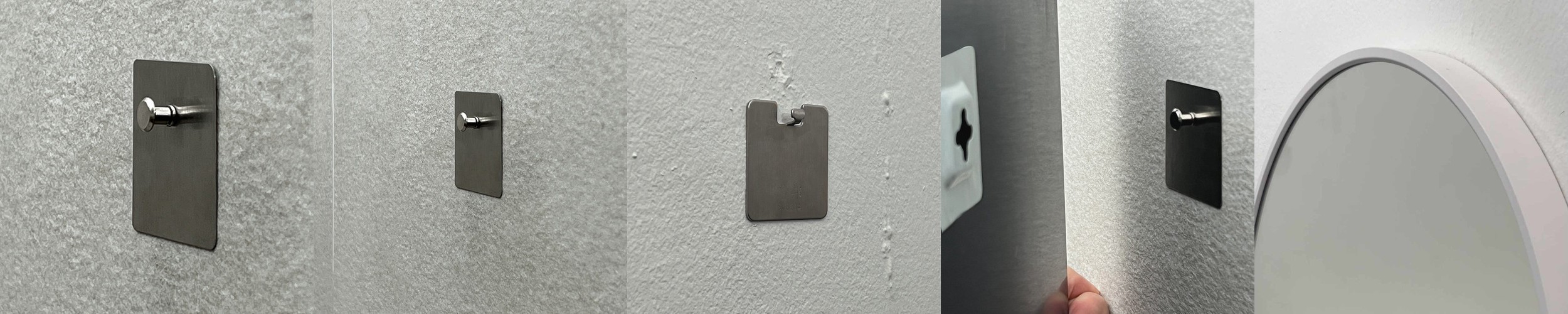 3M 코맨드 무타공 밀대걸이 막대걸레 훅 1입 봉 청소도구걸이