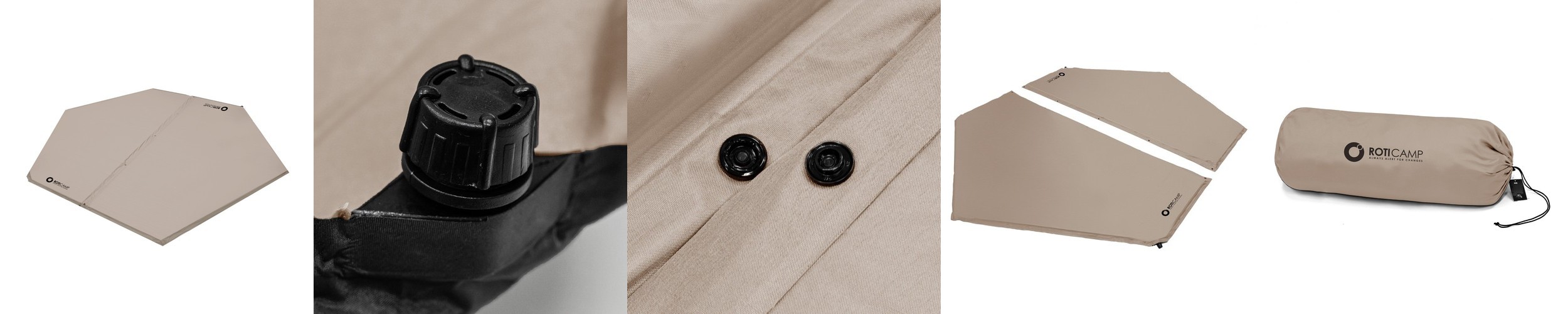 로티캠프 그레미움 휴대용 매트리스 에어 자충 캠핑 매트 싱글