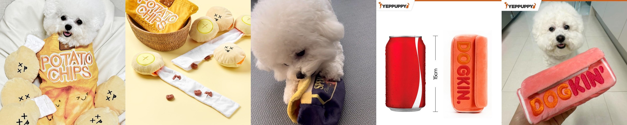 바잇미 바다친구들 삑삑 장난감 세트 강아지 노즈워크