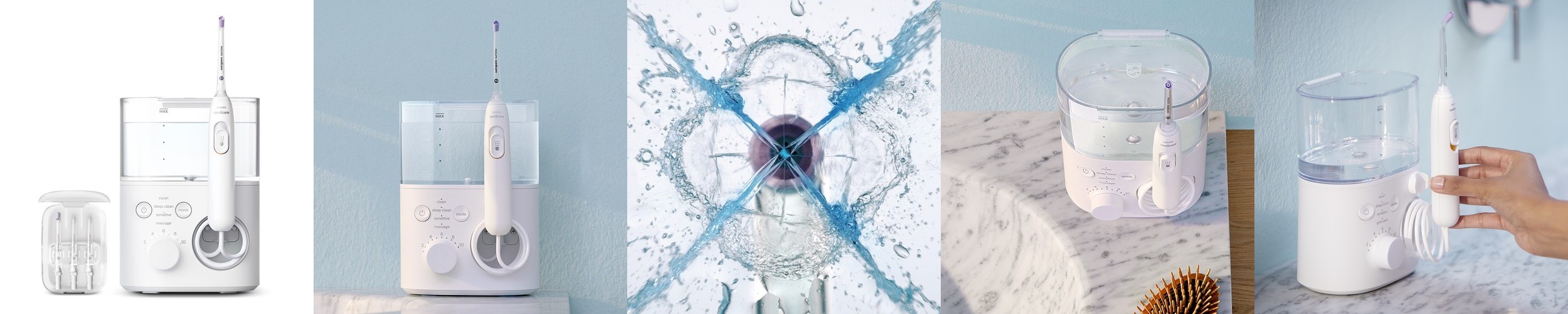 필립스 소닉케어 전동칫솔 구강세정기세트 다이아몬드클린9000 스페셜에디션 아쿠아마린