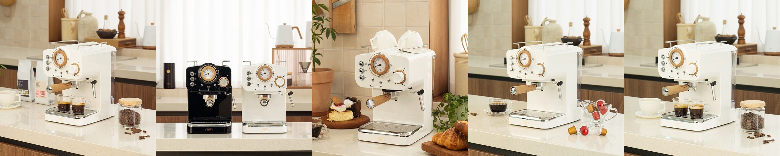 [유라] 전자동 커피머신 E4 WHITE / The Black Noble