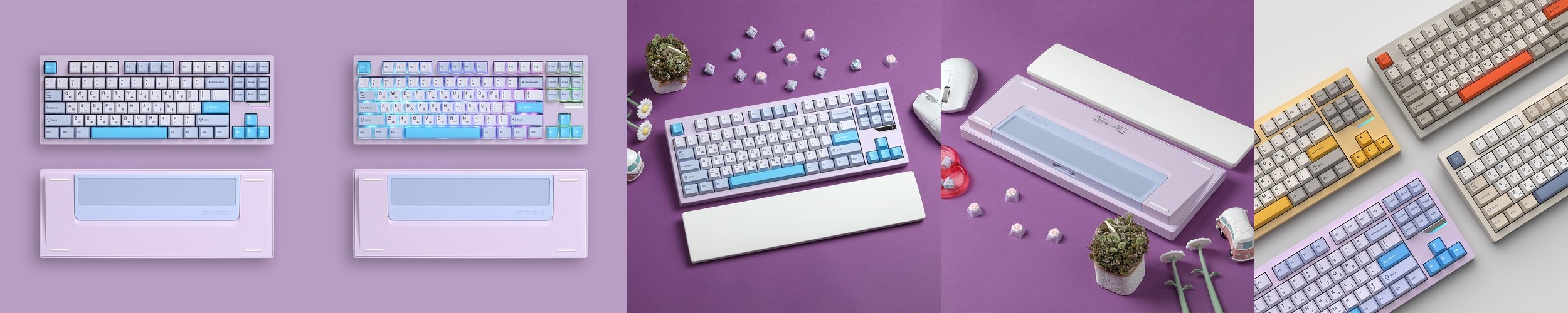 로지텍 ALTO KEYS K98M 블루투스 무선 가스켓 기계식 키보드 오프화이트, 마블축