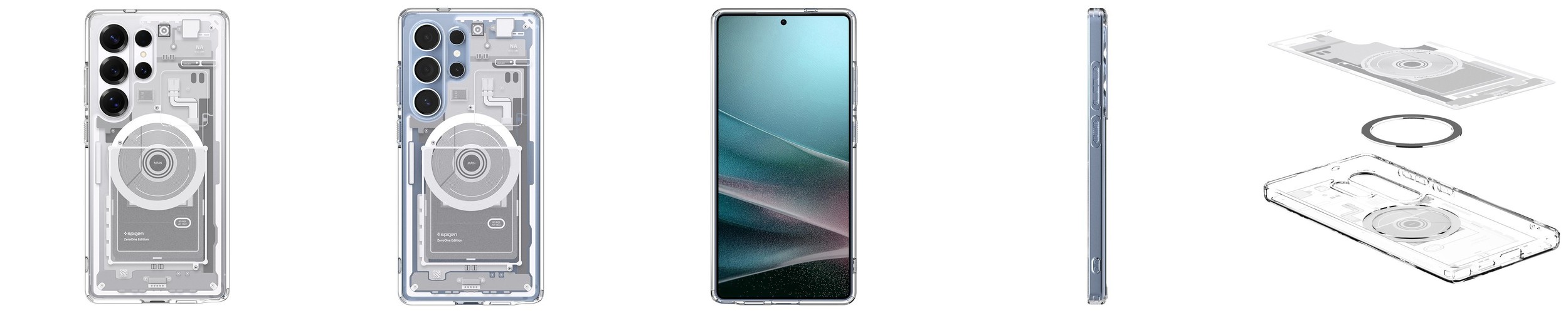 슈피겐 투명 케이스 울트라하이브리드 갤럭시S25 플러스, PC/TPU, 크리스탈클리어