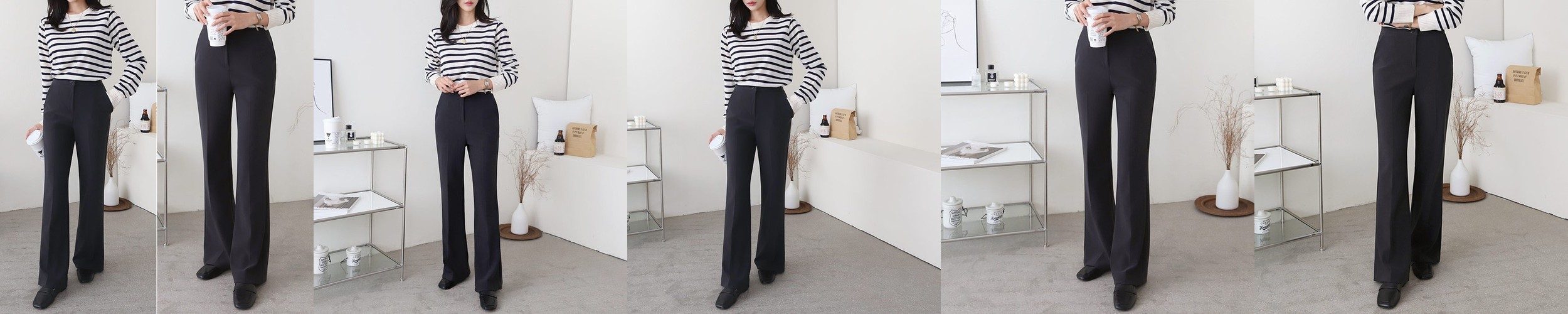 [로보] 레더 밴딩 팬츠 CPT21A117