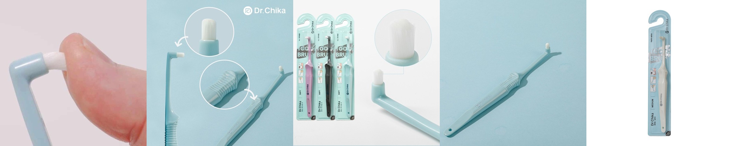 닥터레이 올인원 칫솔치약세트 퓨어그린/페일블루 휴대용 여행용 사무실양치 칫솔치약 답례품