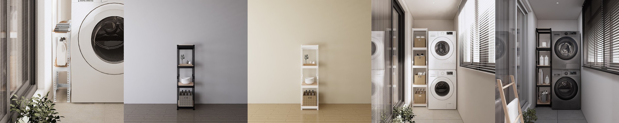 무타공 SUS304 욕실 수건선반 2단 화장실 수건걸이 수납 무광