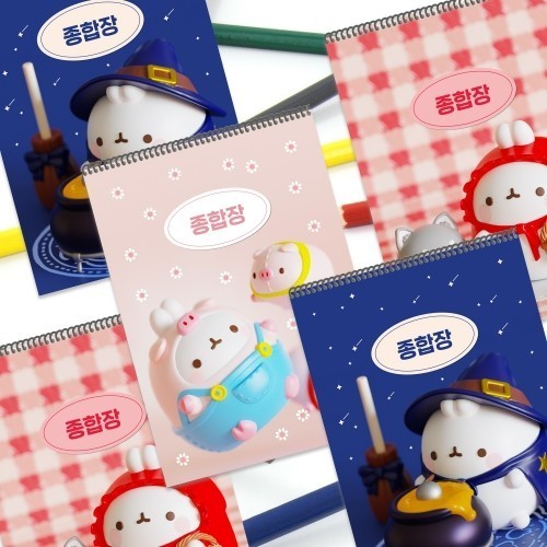 [잉크파인프리미엄] 가감한 만년필 노트 책받침 세트 A5 무지 라인 필사노트