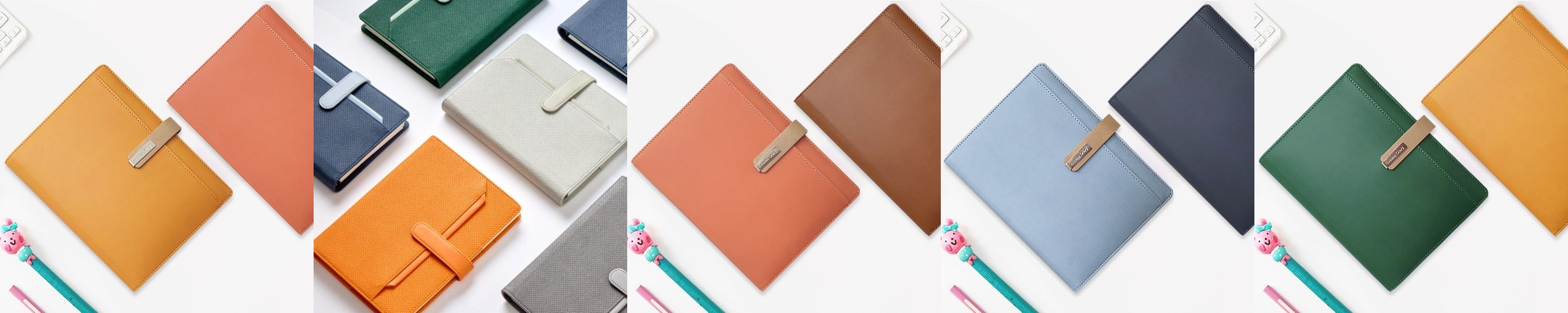 [잉크파인프리미엄] 가감한 만년필 노트 책받침 세트 A5 무지 라인 필사노트