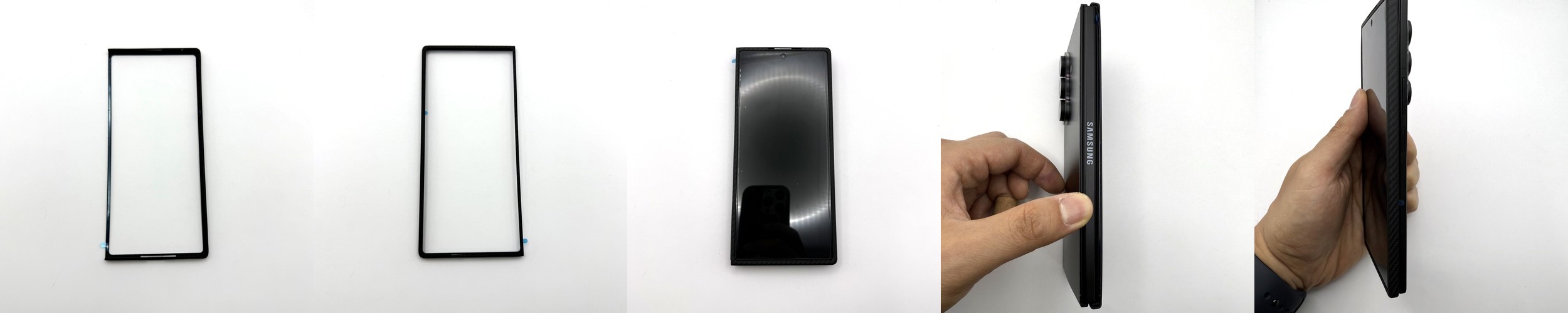 그리핑 아머엑스 맥세이프 슬림 범퍼 카본 케이스 블랙, 갤럭시S23 울트라