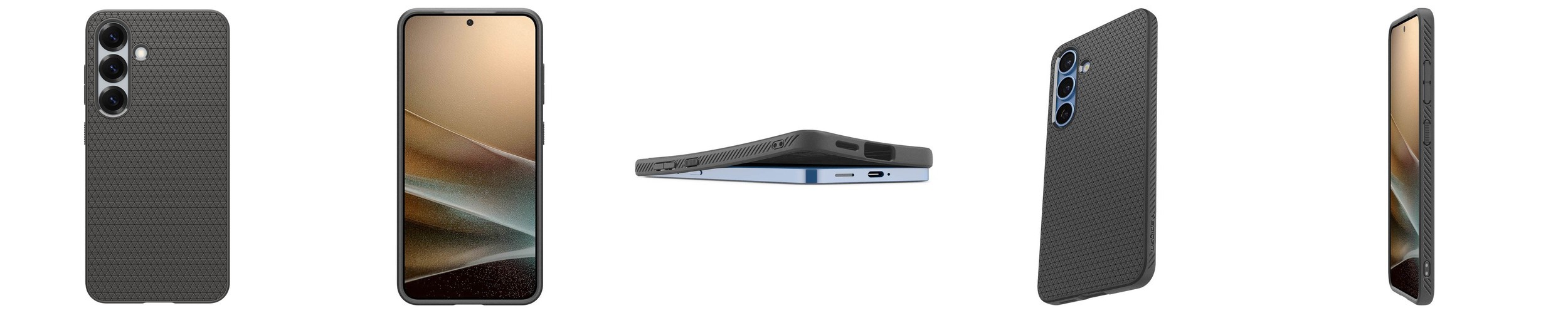 슈피겐 갤럭시 케이스 리퀴드에어 매트블랙, 갤럭시S24