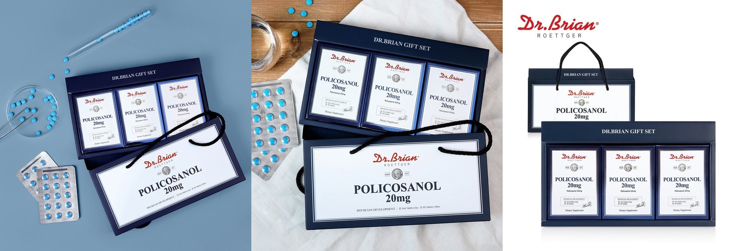 90정X3개입선물세트 총9개월분 닥터브라이언 폴리코사놀 20mg 270정, 1개