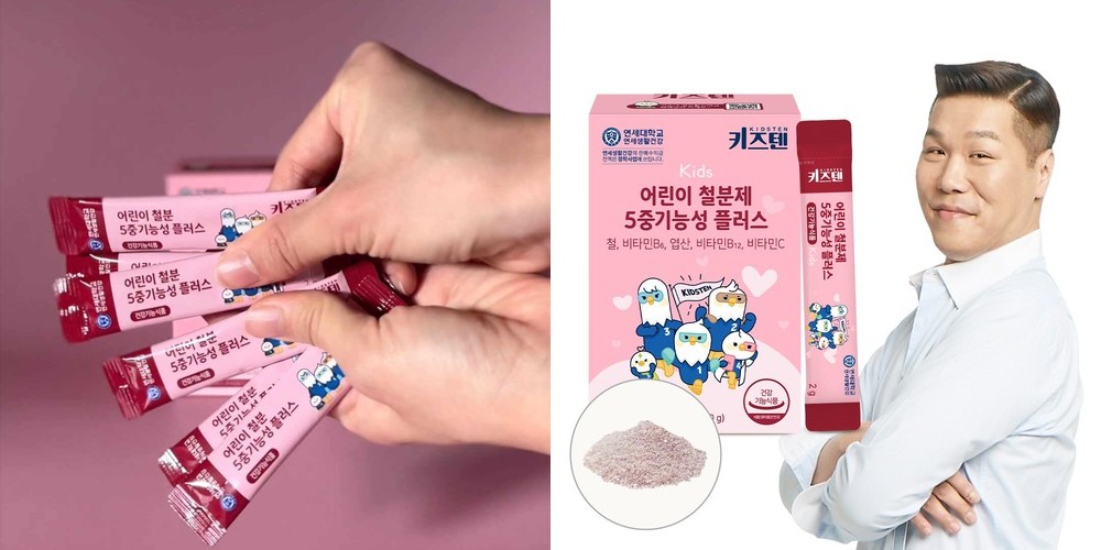 키즈세이프 충치집중케어 치약 60g x 6개+칫솔 / 고불소 치약