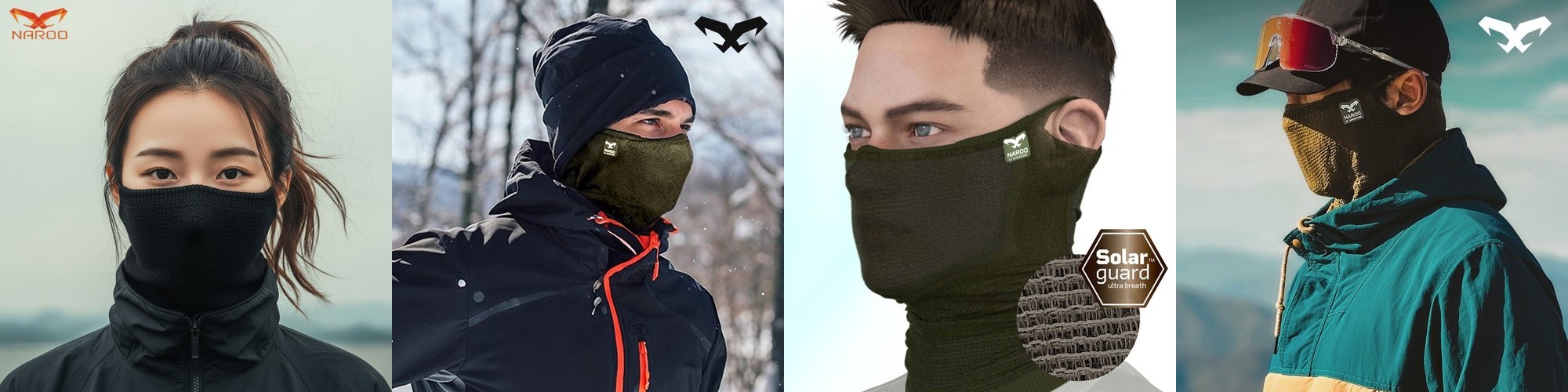 블랙야크 얼굴 햇빛가리개 골프마스크 자외선차단 마스크