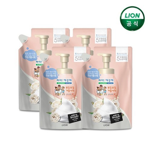 아이깨끗해 핸드워시 청포도 490ml 본품+리필 450mlx2개