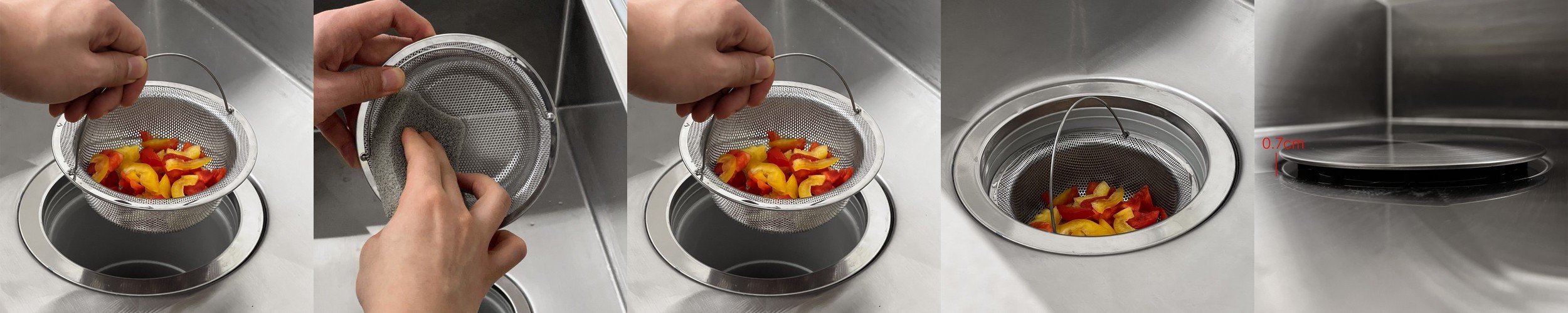 디어커스 물때방지 처마형 싱크대 물막이 설거지 물튀김방지 실리콘 가림막 처마 그란데