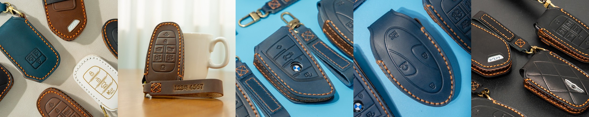 키케이스 차키케이스 스마트 커버 차량용 홀더 가죽 현대 기아 제네시스 소프트노바