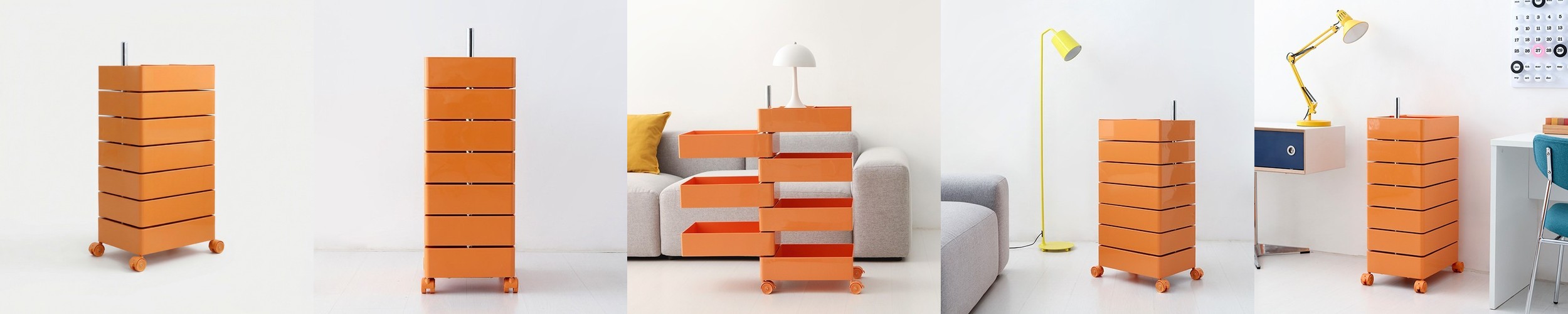 스피드랙 바퀴선반 웨건 서빙 무빙 카트 다용도 선반 수납장 400x400x600 2단