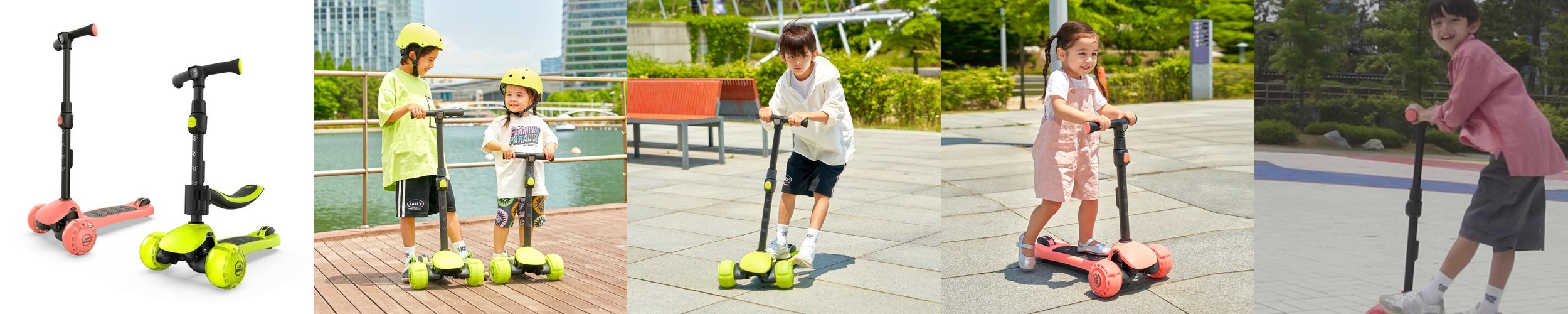 아이팜 X5 프리미엄 유아킥보드 LED 씽씽이 안장 탈부착