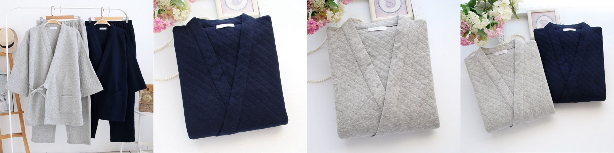 1+1 폭스클럽 잠옷 남성 여성 주니어 원피스 부드러운 냉감 심플 피치기모 잠옷 상하세트