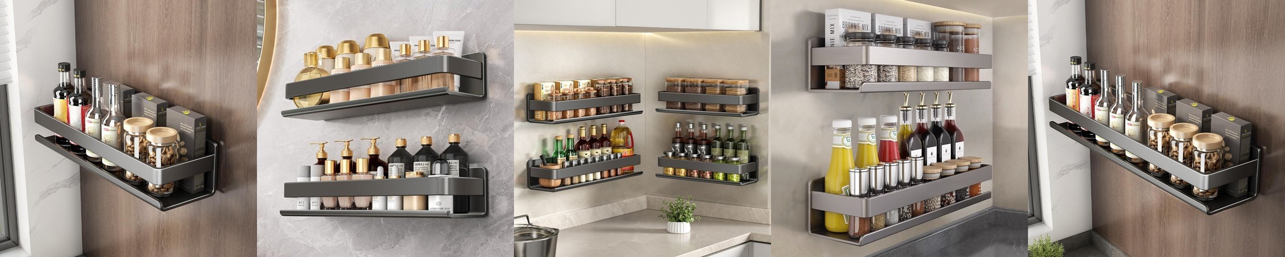 무타공 SUS304 욕실 수건선반 2단 화장실 수건걸이 수납 무광