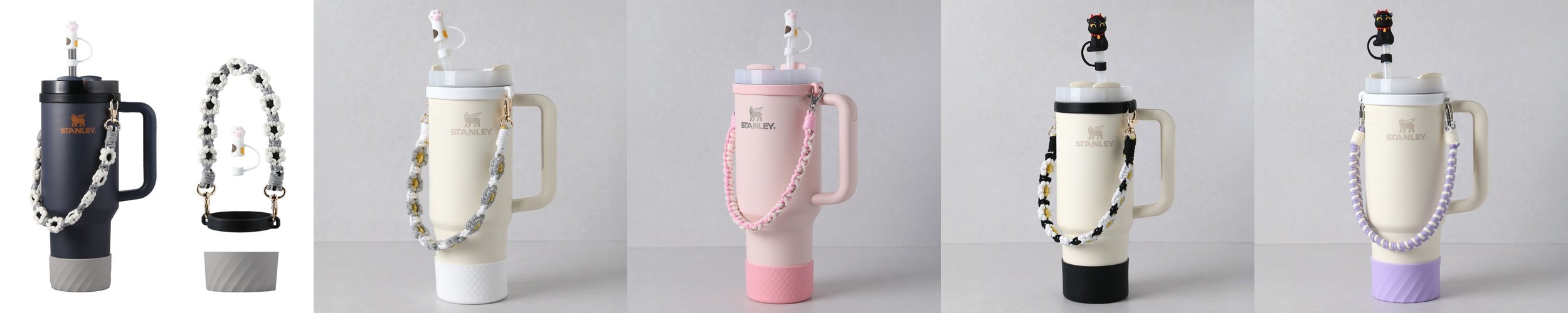 아소부 스테인레스 보온보냉 키링 텀블러 미니 베스티 200ml, 블랙캣