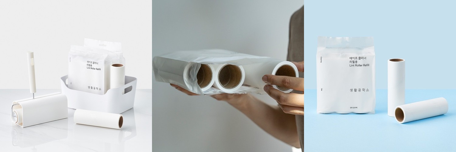 돌돌이테이프 리필 밀대 돌돌이리필 테이프클리너 9롤