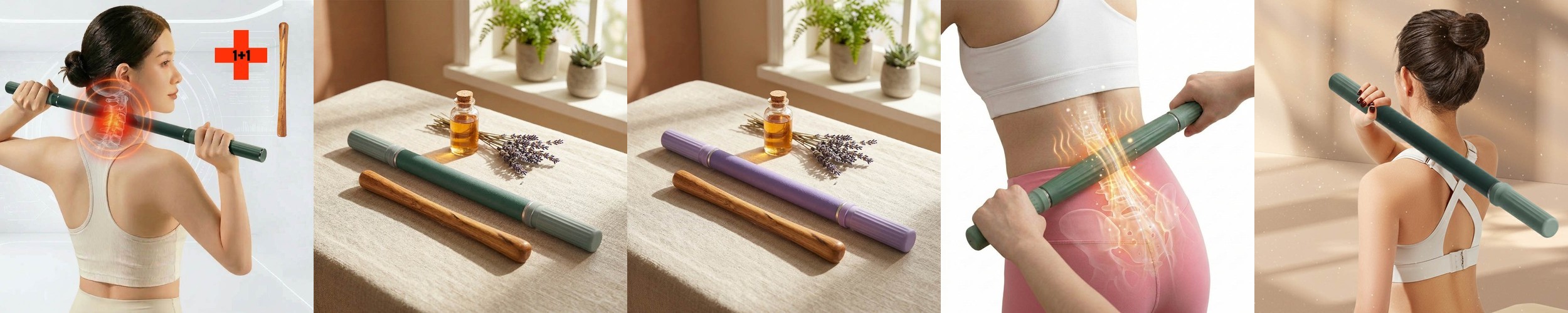 아리프 돌기 마사지 폼롤러 요가 필라테스 61cm