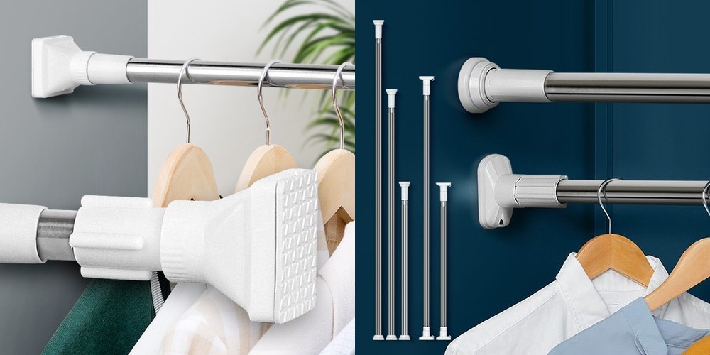 시스템행거 철제 드레스룸 옷걸이 행거 스탠드 옷걸이 2단 트롤리