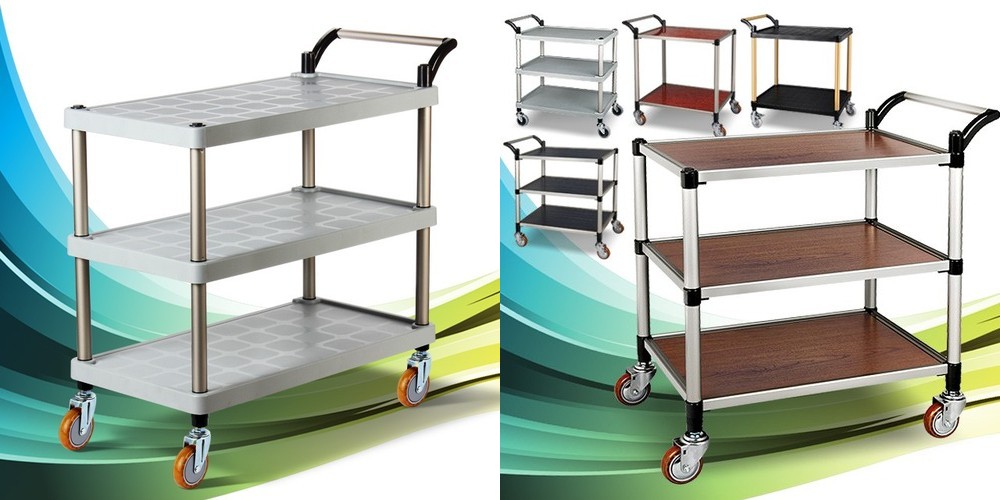 스피드랙 바퀴선반 웨건 서빙 무빙 카트 다용도 선반 수납장 400x400x600 2단