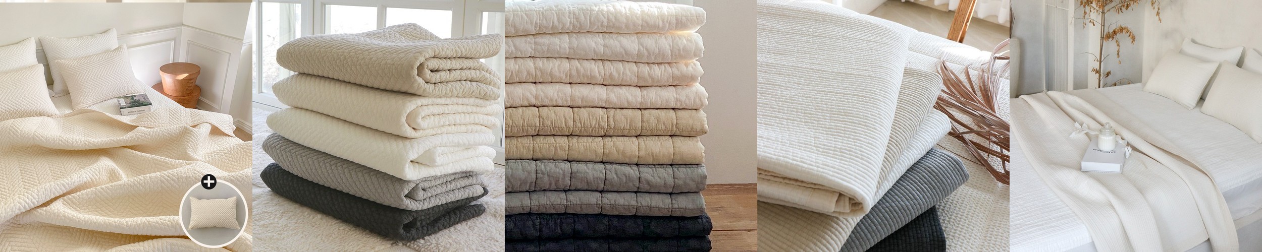 리본 고밀도 워싱 순면 먼지없는 사계절 베개커버 5070