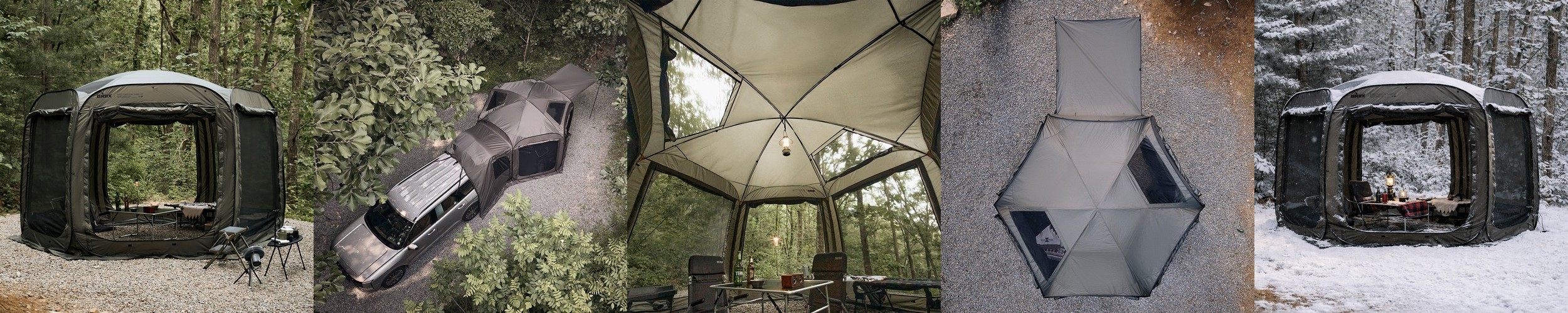 로티캠프 원터치 텐트 그늘막 캠핑 대형 감성 비치 나들이 힐하우스